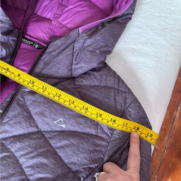 Women’s Paradox Purple Packable Lightweight Down Puffer Jacket Size XL - Picture 10 of 16